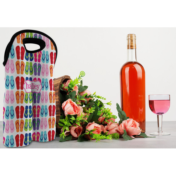FlipFlop Double Wine Tote - LIFESTYLE (new)
