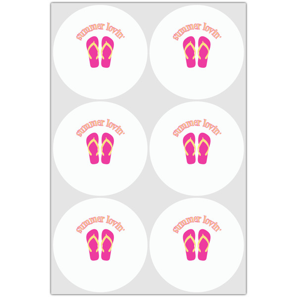 FlipFlop Drink Topper - XLarge - Set of 6
