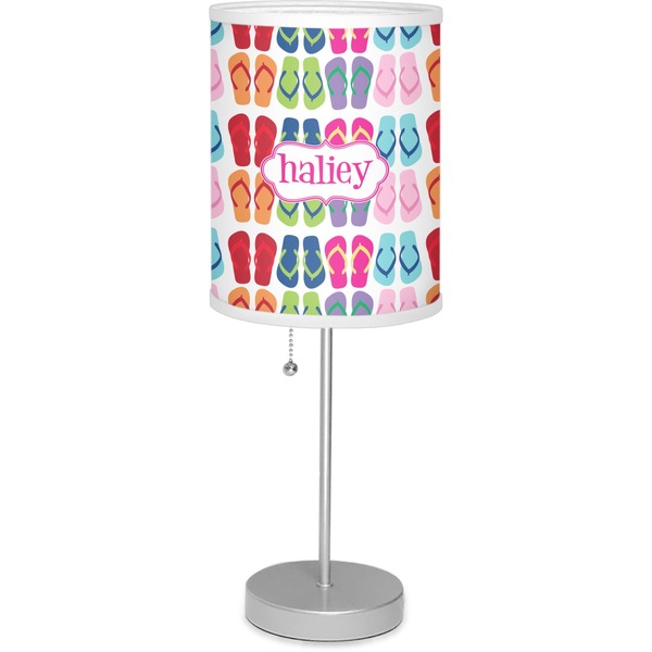 Custom FlipFlop Lamp with Drum Shade (Personalized)