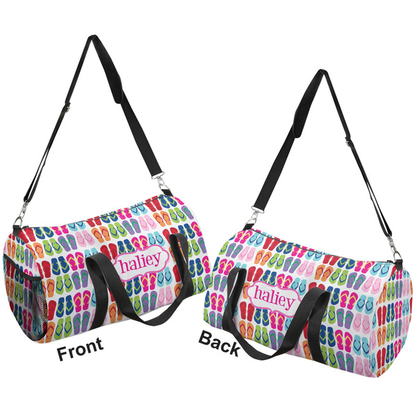 FlipFlop Duffle bag small front and back sides