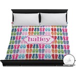 FlipFlop Duvet Cover - King (Personalized)