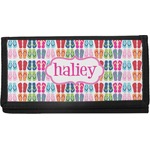 FlipFlop Canvas Checkbook Cover (Personalized)