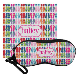 FlipFlop Eyeglass Case & Cloth (Personalized)