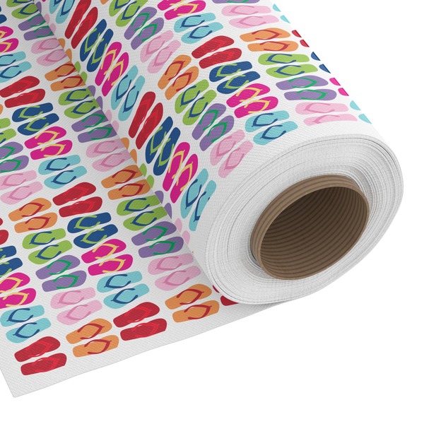 Custom FlipFlop Fabric by the Yard - Spun Polyester Poplin