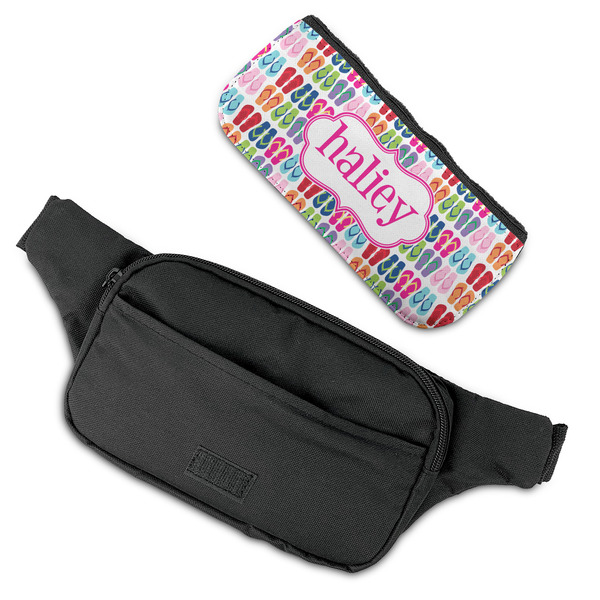FlipFlop Fanny Packs - FLAT (flap off)