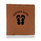 FlipFlop Leather Binder - 1" - Rawhide - Front View