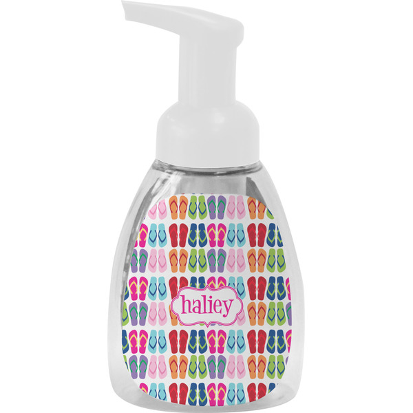 Custom FlipFlop Foam Soap Bottle - White (Personalized)