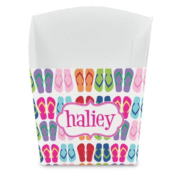 Custom FlipFlop French Fry Favor Boxes (Personalized)