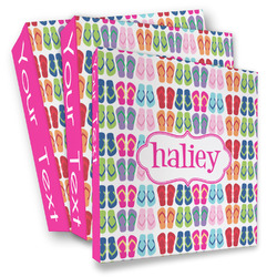 FlipFlop 3 Ring Binder - Full Wrap (Personalized)