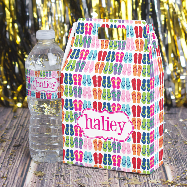 FlipFlop Gable Favor Box - In Context