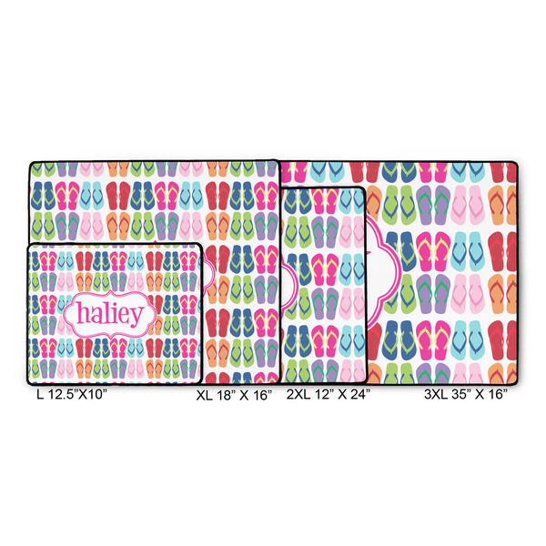 FlipFlop Gaming Mats - SIZE CHART