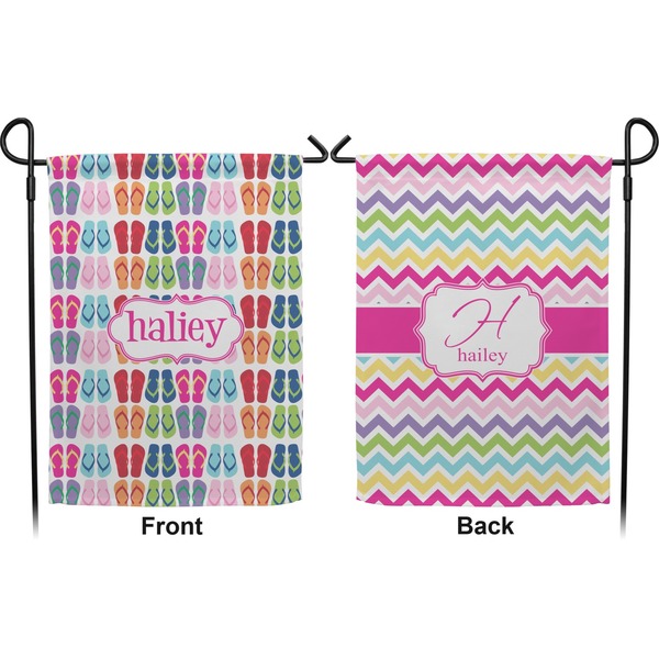 FlipFlop Garden Flag - Double Sided Front and Back