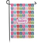 FlipFlop Small Garden Flag - Double Sided w/ Name or Text