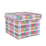 FlipFlop Gift Box with Lid - Canvas Wrapped - Medium (Personalized)