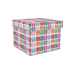 FlipFlop Gift Box with Lid - Canvas Wrapped - Small (Personalized)