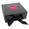 FlipFlop Gift Boxes with Magnetic Lid - Black - Front (angle)