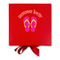FlipFlop Gift Boxes with Magnetic Lid - Red - Approval