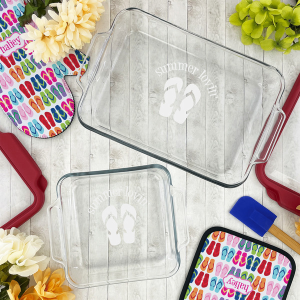 FlipFlop Glass Baking Dish Set - LIFESTYLE