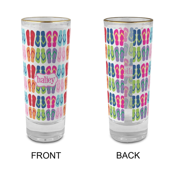 FlipFlop Glass Shot Glass - 2 oz - Single - APPROVAL