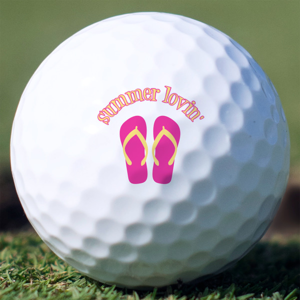 Custom FlipFlop Golf Balls - Titleist Pro V1 - Set of 3 (Personalized)