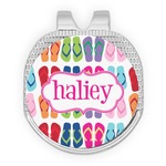 FlipFlop Golf Ball Marker - Hat Clip - Silver