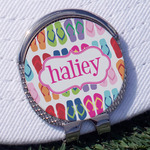 FlipFlop Golf Ball Marker - Hat Clip