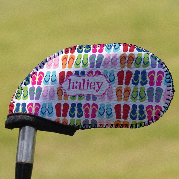 Custom FlipFlop Golf Club Iron Cover (Personalized)