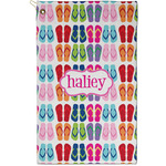 FlipFlop Golf Towel - Poly-Cotton Blend - Small w/ Name or Text