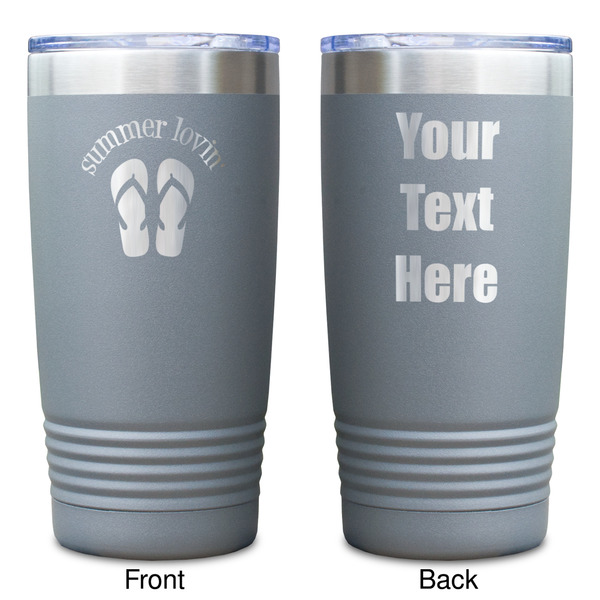 FlipFlop Gray Polar Camel Tumbler - 20oz - Double Sided - Approval
