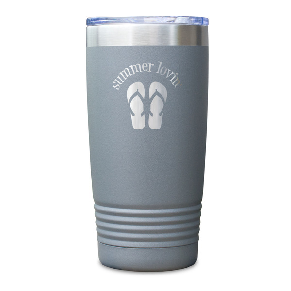 FlipFlop Gray Polar Camel Tumbler - 20oz - Single Sided - Approval