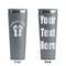 FlipFlop Grey RTIC Everyday Tumbler - 28 oz. - Front and Back