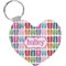 FlipFlop Heart Keychain (Personalized)