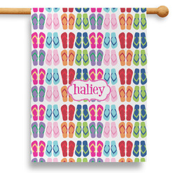 FlipFlop 28" House Flag (Personalized)