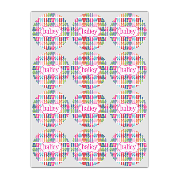 FlipFlop Icing Circle - Small - Set of 12