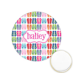 FlipFlop Printed Cookie Topper - 1.25" (Personalized)