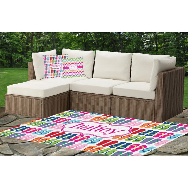 FlipFlop Outdoor Mat & Cushions