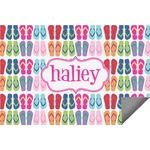 FlipFlop Indoor / Outdoor Rug - 6'x8' w/ Name or Text