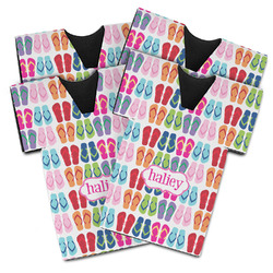 FlipFlop Jersey Bottle Cooler - Set of 4 (Personalized)