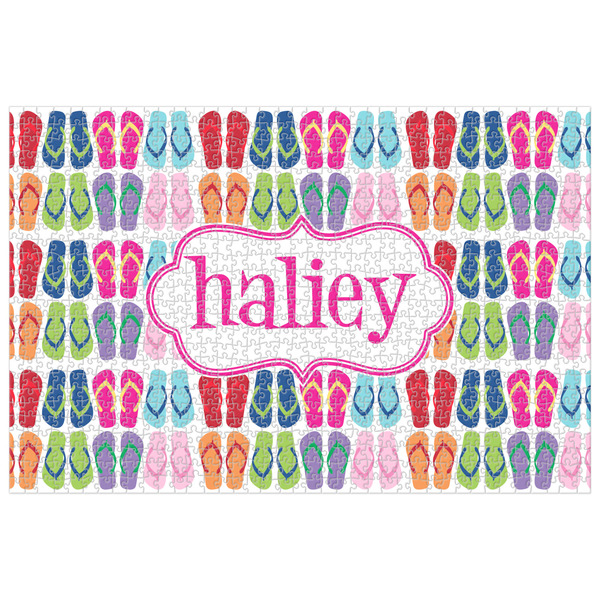 Custom FlipFlop Jigsaw Puzzle - 1000-piece (Personalized)