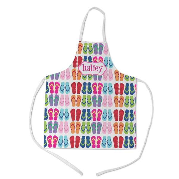 Custom FlipFlop Kid's Apron w/ Name or Text