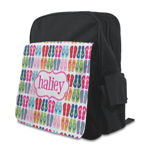 Custom FlipFlop Preschool Backpack (Personalized)