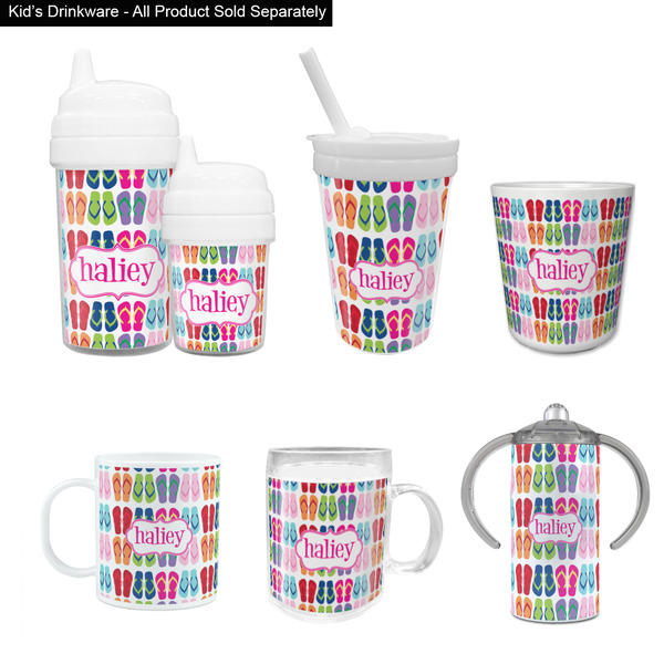 FlipFlop Kid's Drinkware - Customized & Personalized