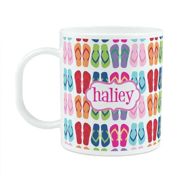 Custom FlipFlop Plastic Kids Mug (Personalized)