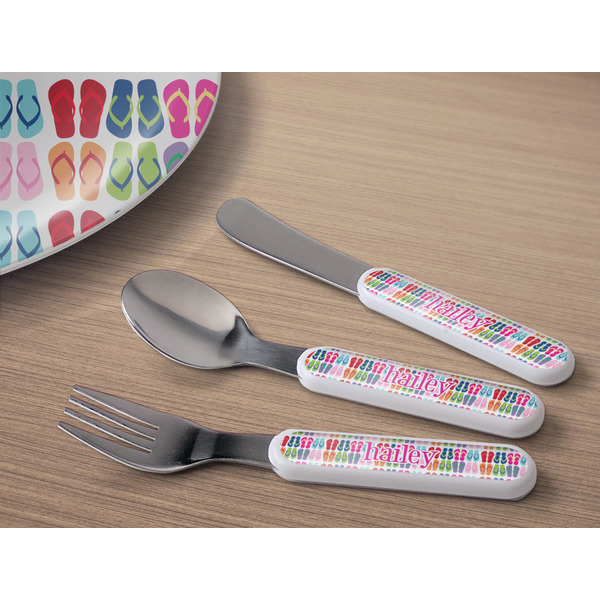 FlipFlop Kids Flatware w/ Plate