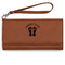 FlipFlop Ladies Wallet - Leather - Rawhide - Front View