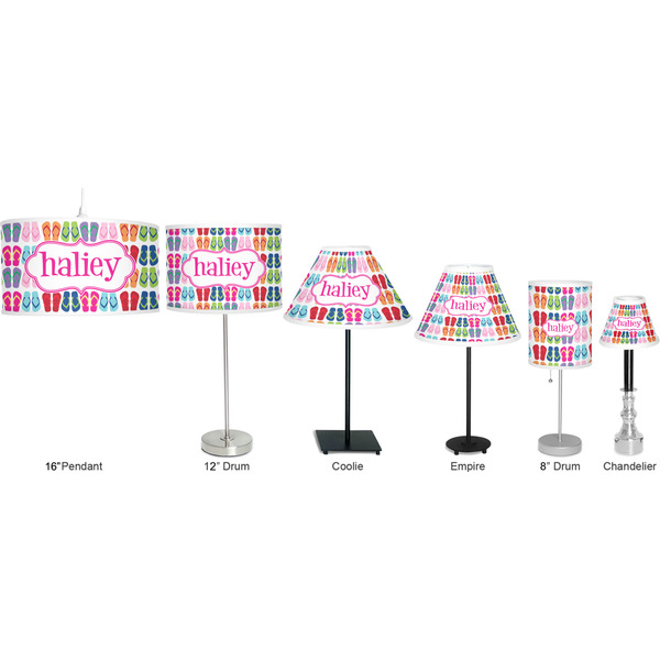 FlipFlop Lamp Full View Size Comparison