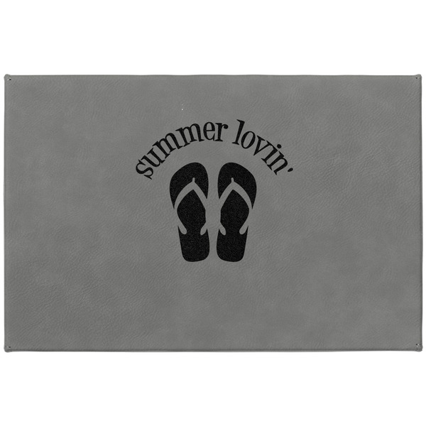 FlipFlop Large Engraved Gift Box with Leather Lid - Approval