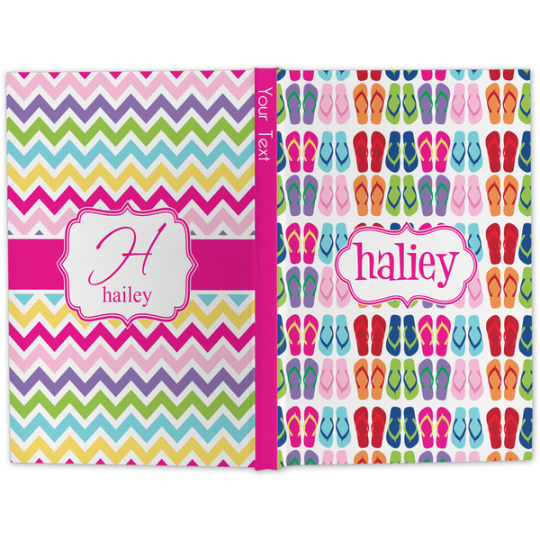 FlipFlop Large Hard Cover Journal - Apvl