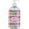 FlipFlop Plastic Soap / Lotion Dispenser (16 oz - Large - White) (Personalized)