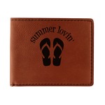 FlipFlop Leatherette Bifold Wallet - Single Sided (Personalized)